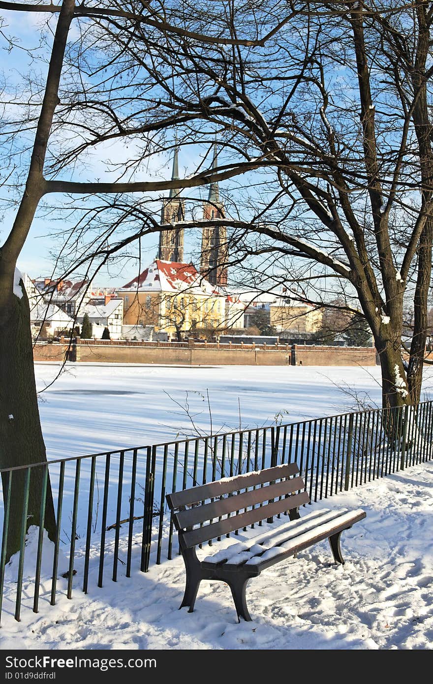 Monument in Wroclaw, Poland