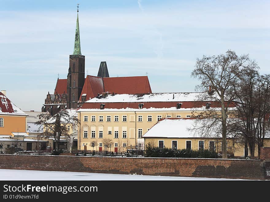 Monument in Wroclaw, Poland