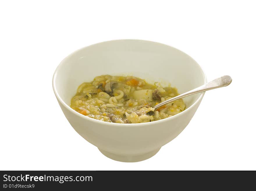 A bowl of lamb stew - meal on a budget. A bowl of lamb stew - meal on a budget