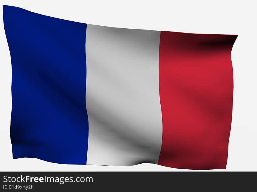 France 3D Flag