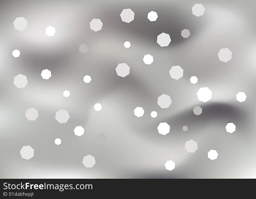 Sparkling gray background, vector illustration