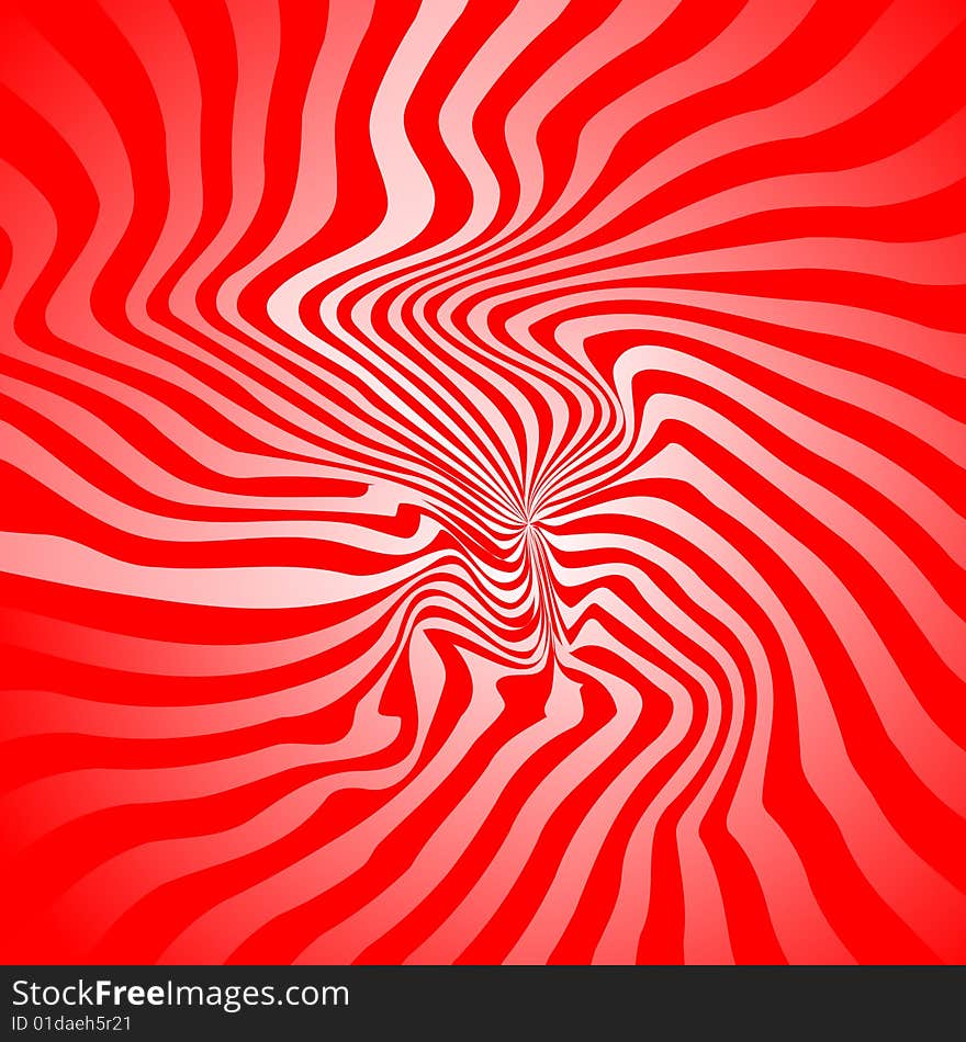 Abstract red background, vector illustration