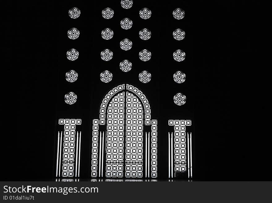 Interiors Of The Mosque Of Hassan II