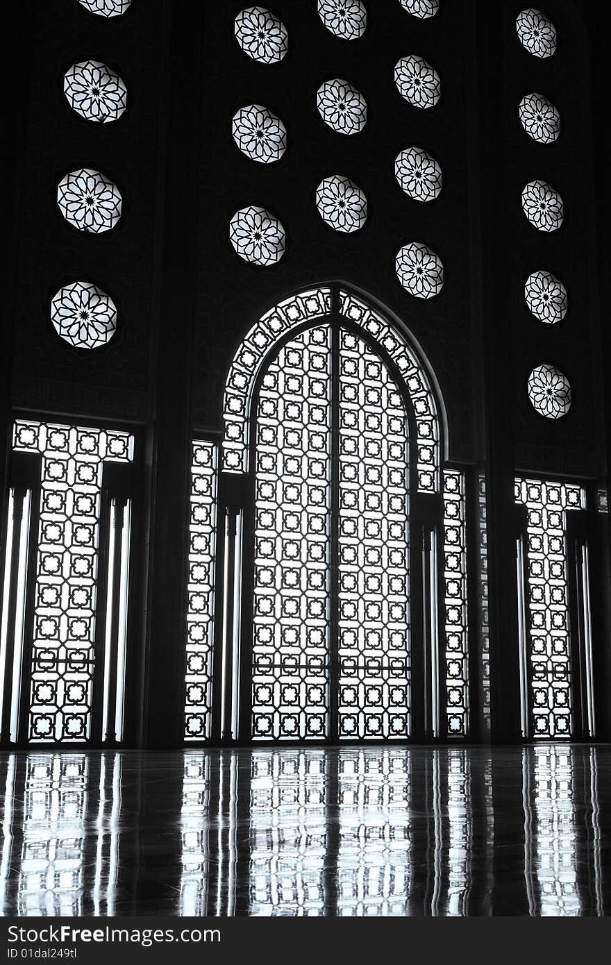 Interiors of the Mosque of Hassan II