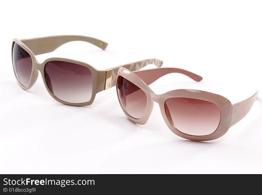 Sunglass on a white background