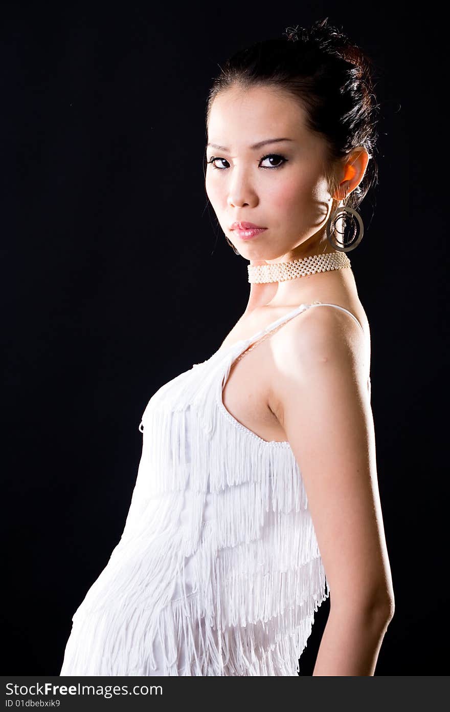 Stylish fashion asian young woman