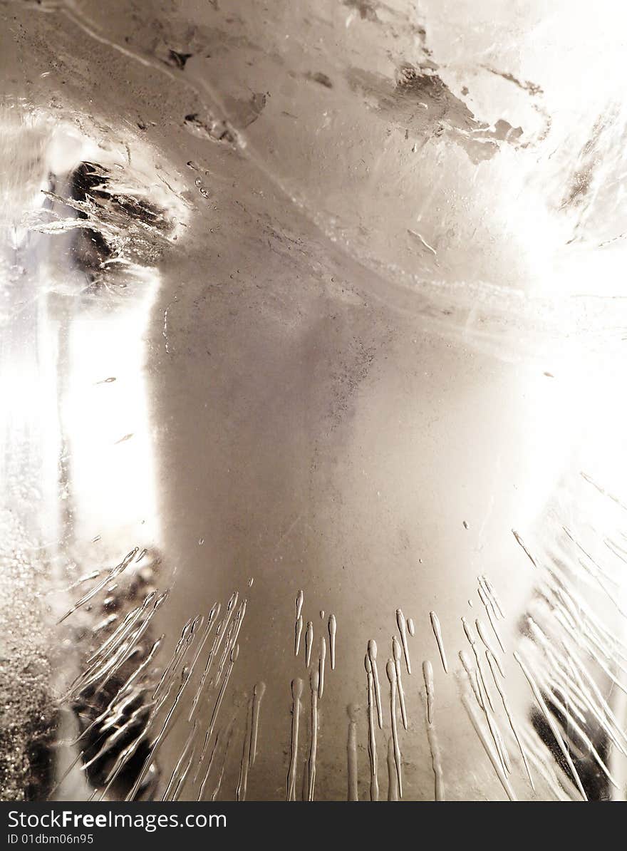 Abstract ice figure