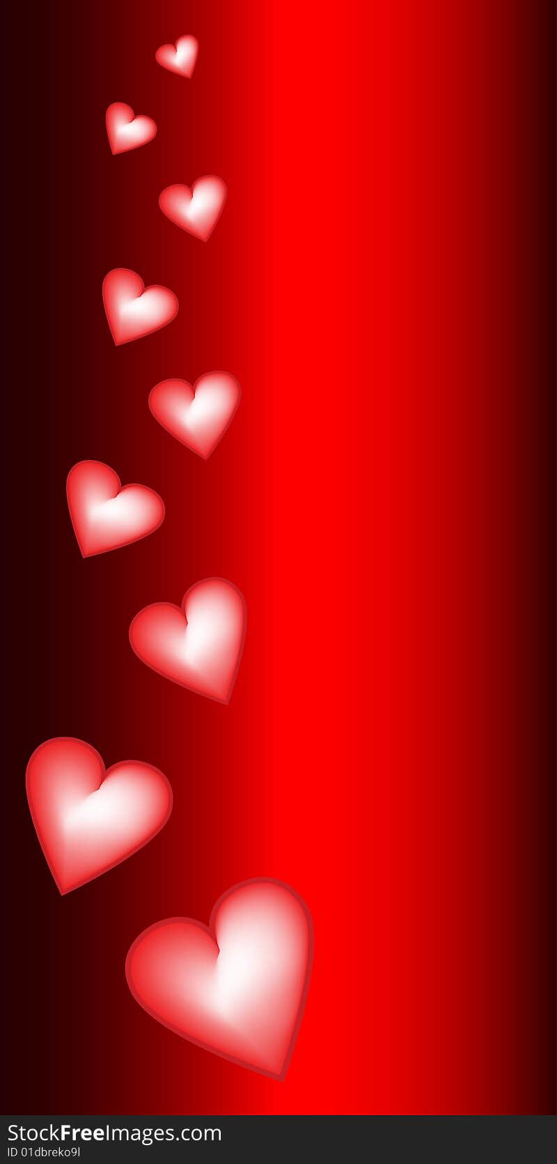 Valentines day background, vector illustration