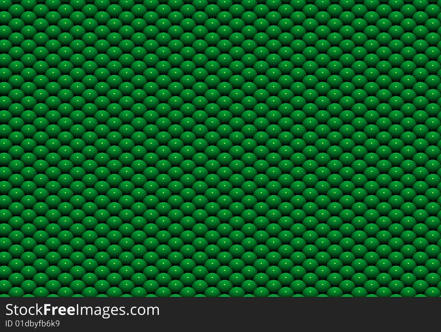 Seamless Texture Made Up Of Green Spheres - Isometric Perspective. Seamless Texture Made Up Of Green Spheres - Isometric Perspective