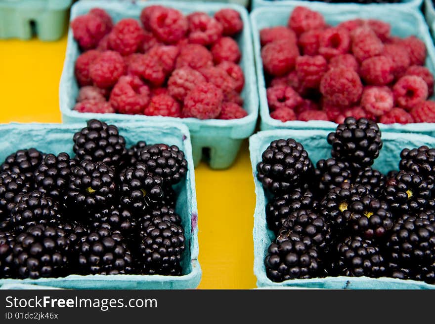 Blackberries and Raspberries