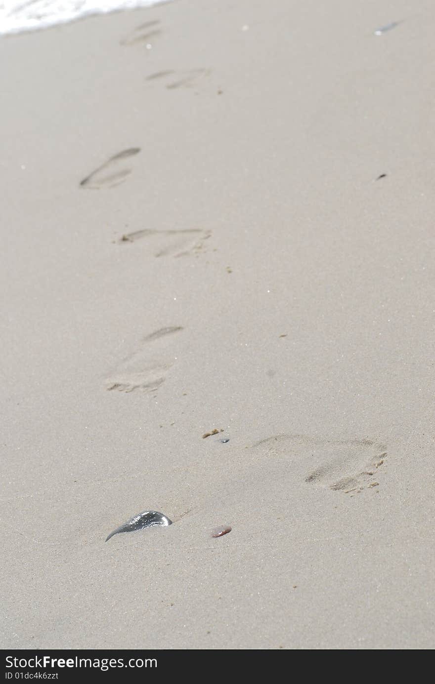 Traces on sand