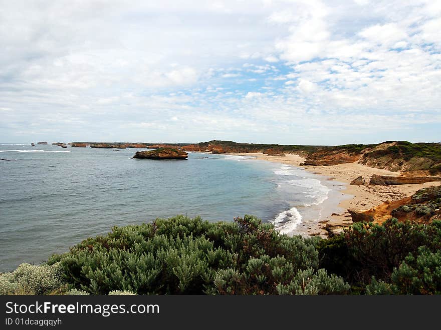 The Bay of Islands is one of the highlights of Australia's Great Ocean Road (also known as the Shipwreck Coast). The Bay of Islands is one of the highlights of Australia's Great Ocean Road (also known as the Shipwreck Coast).