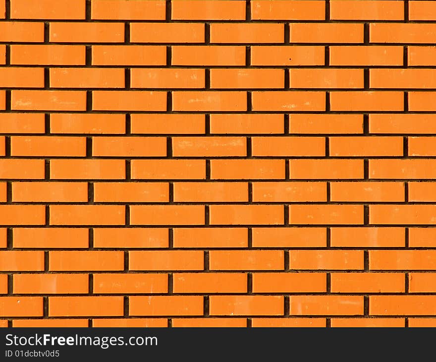 Laying of a wall from a brick  Ð°bstract background