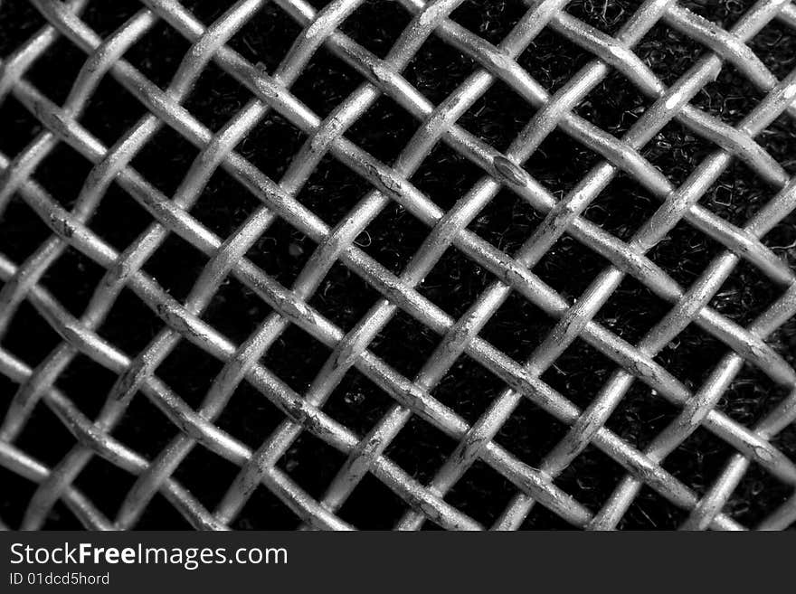 Texture Of Microphone Wire Netting