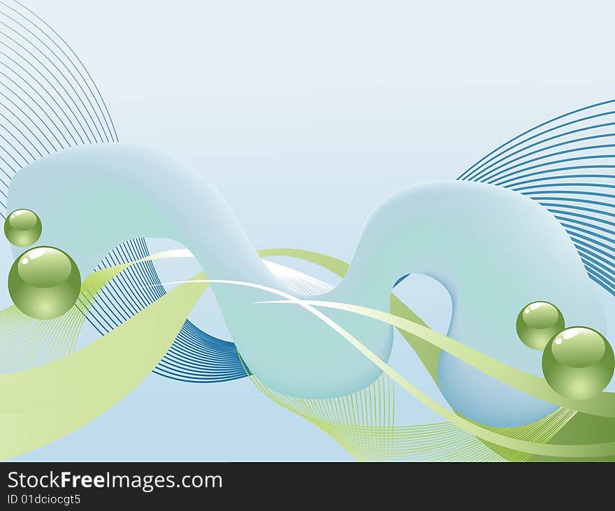 Abstract green background. vector illustration for design