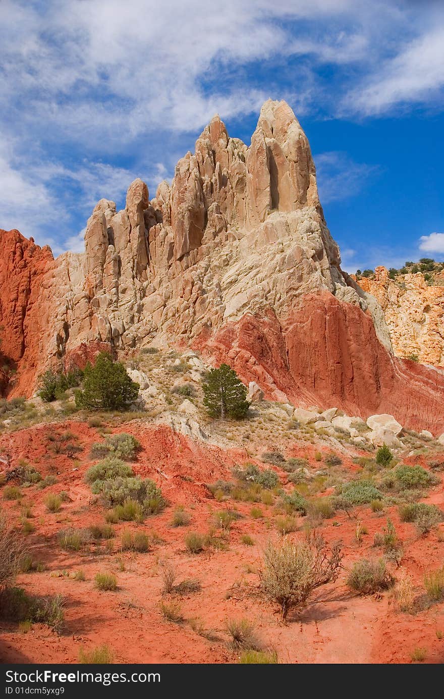 Cottonwood Canyon Road, Cockscomb