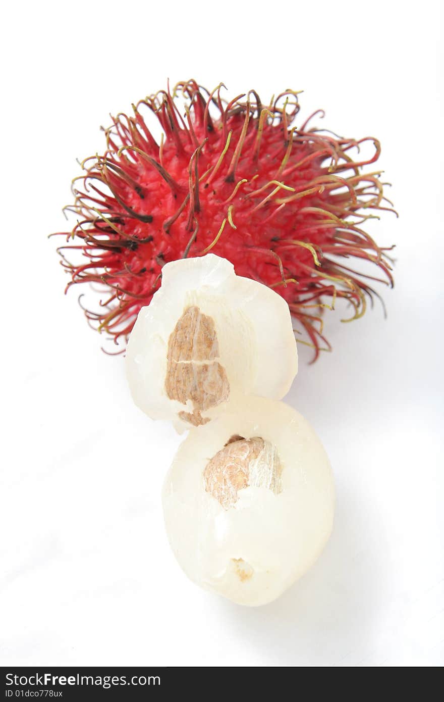 Rambutan fruit from tropical country