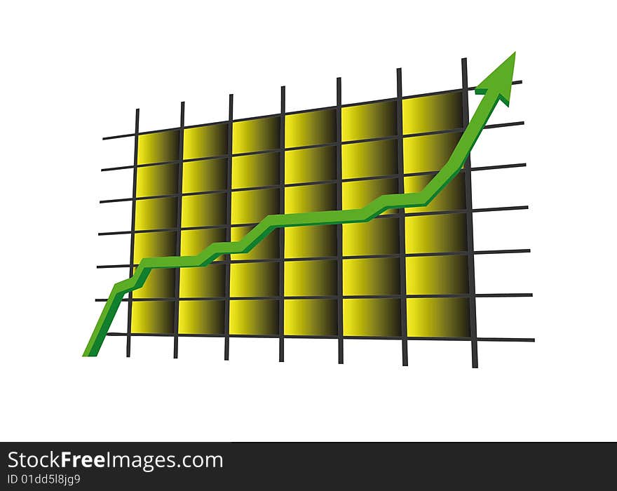 Statistics - isolated diagram on white (with vector EPS format). Statistics - isolated diagram on white (with vector EPS format)