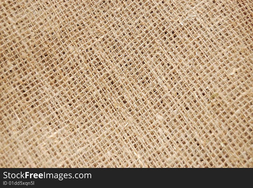 Ecological Material:  Sackcloth