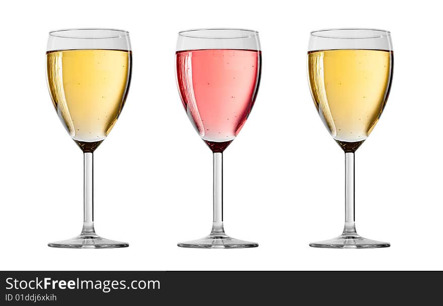 Glasses With Sparkling Wine