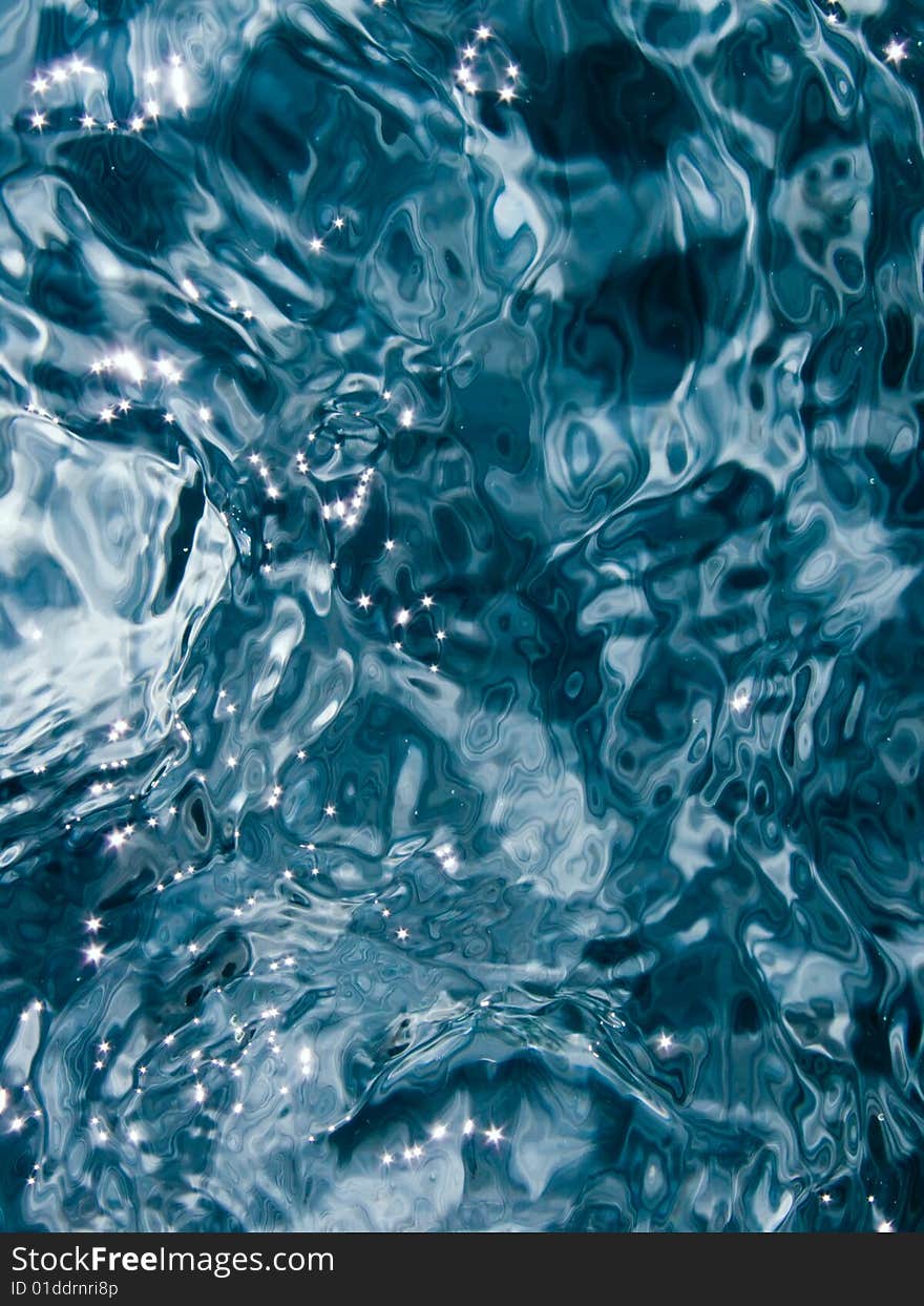 Water in movement