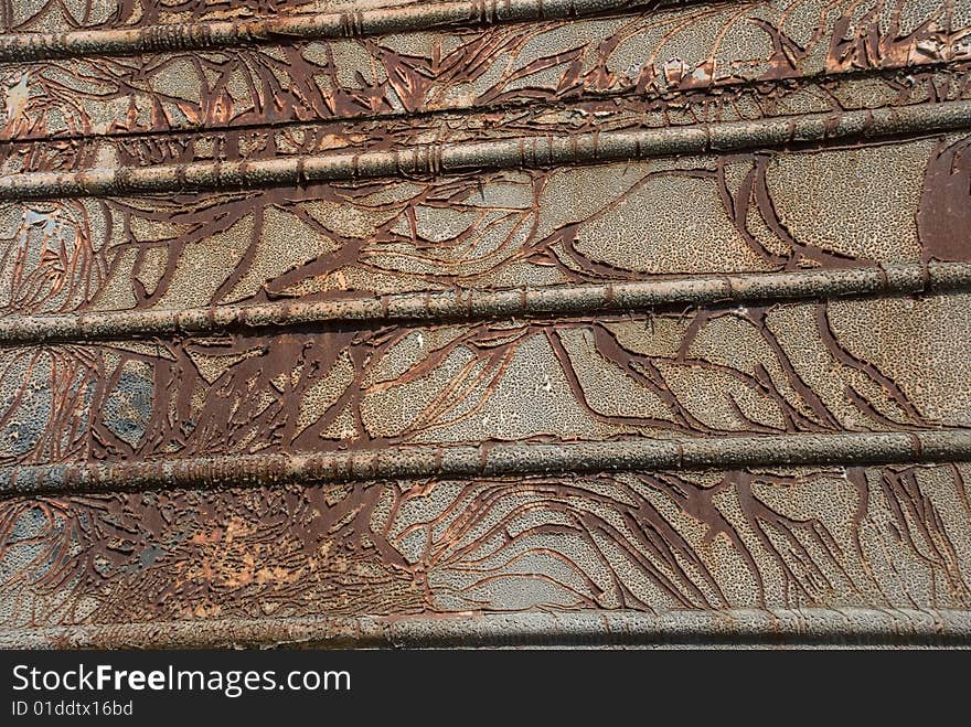 Rusty metal surface