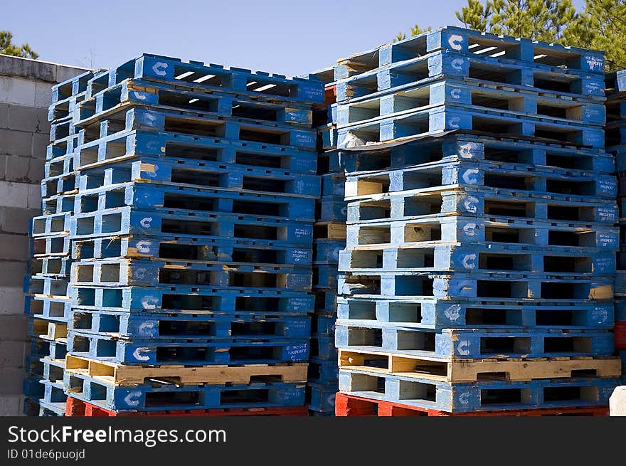 Stacked Pallets