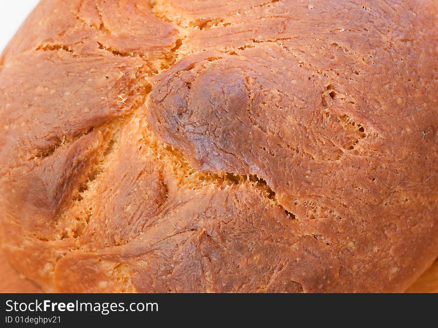 Fresh small bread on a light background. Fresh small bread on a light background