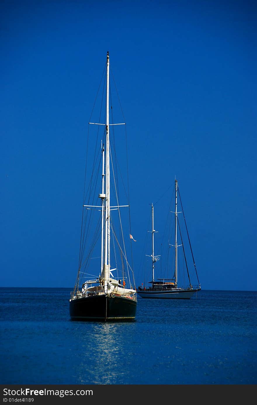 At anchor