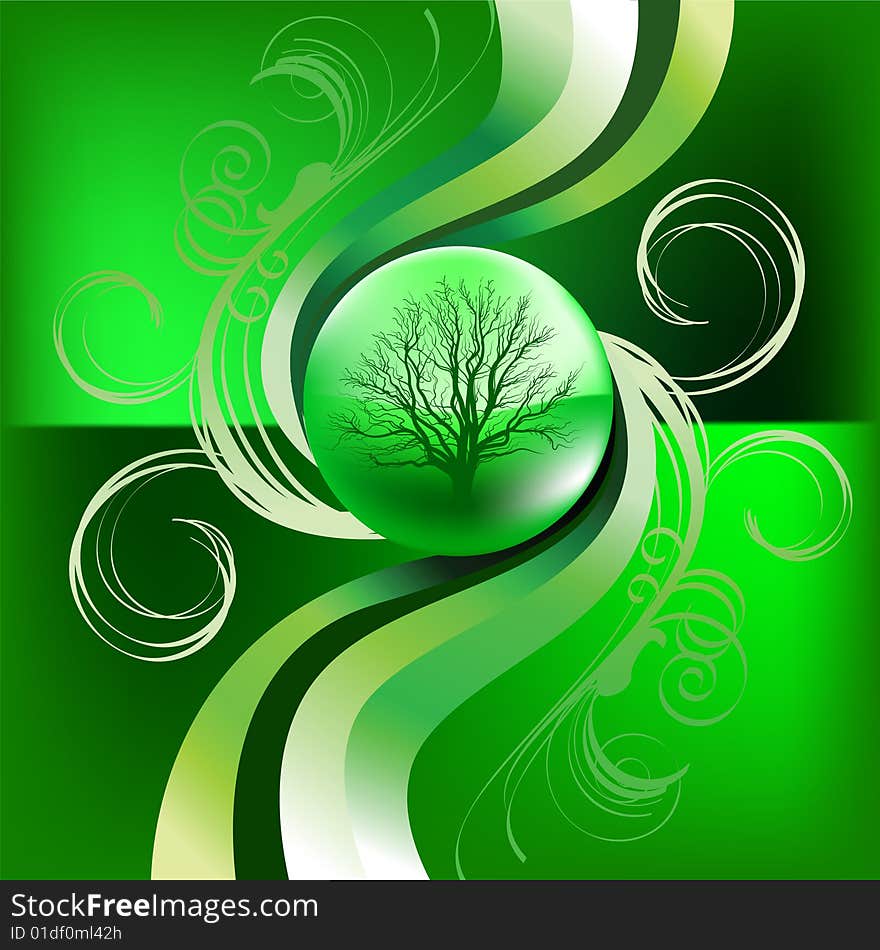 Natural design - vector