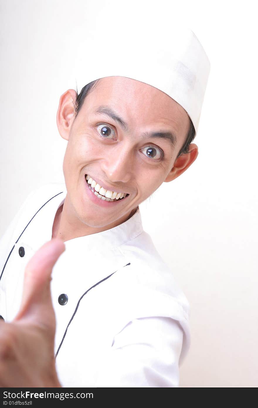 Chef with great thumb up