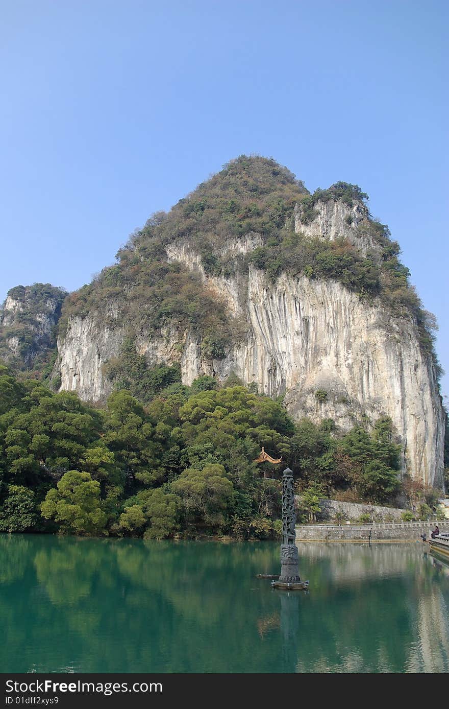 Under the blue mountains and lakes.