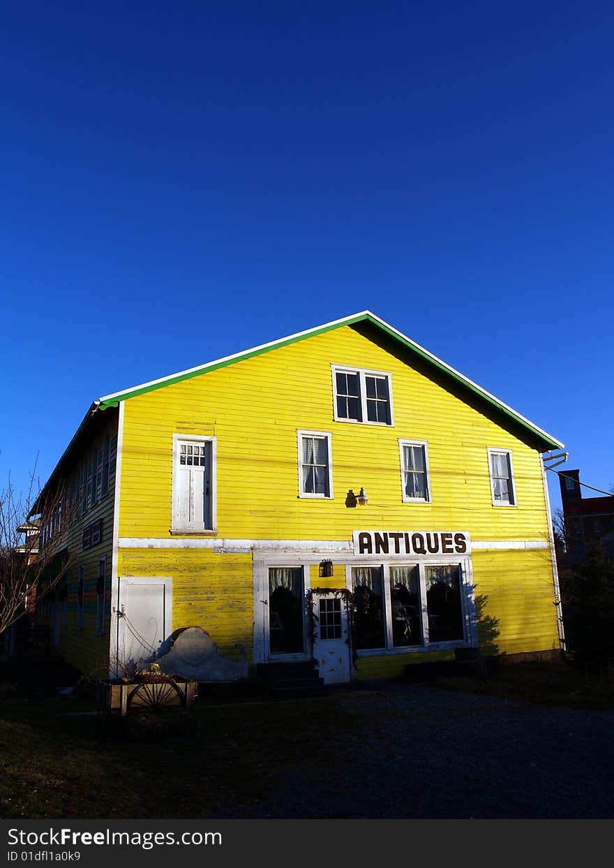 Yellow Antique Barn