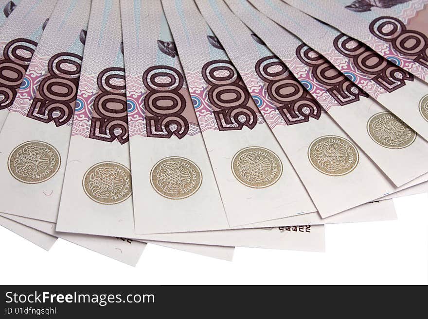 Denominations advantage of 500 roubles