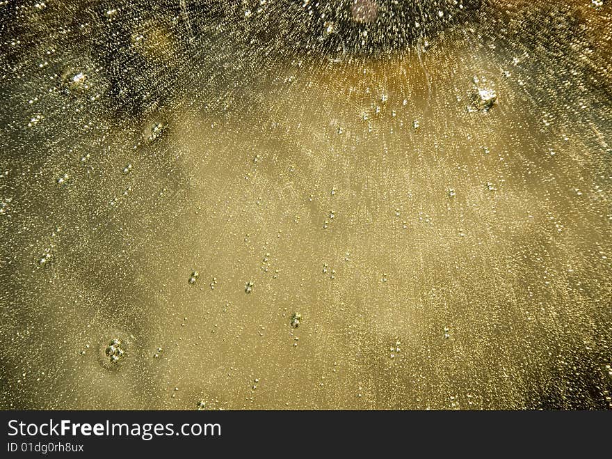 An abstract background is bubbles