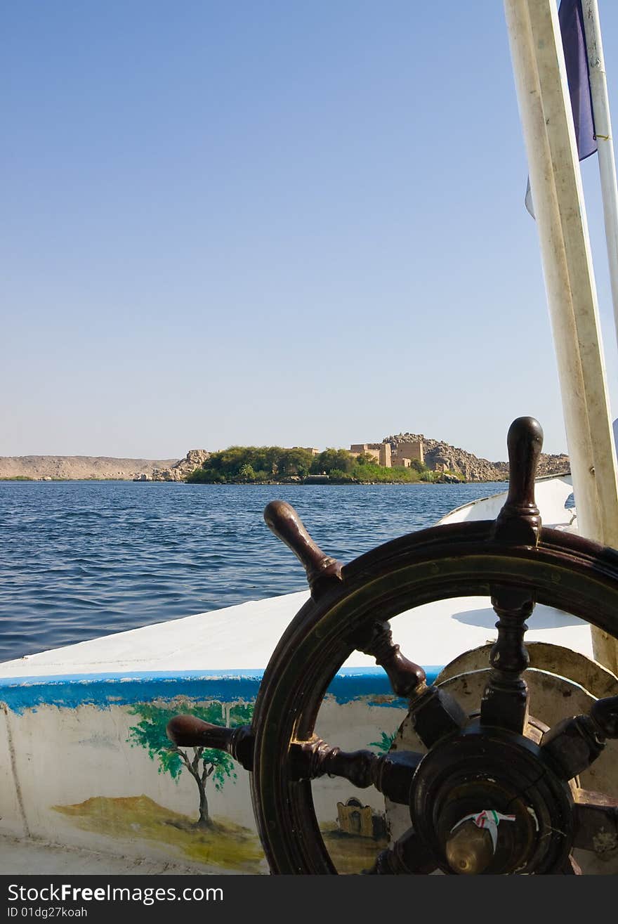 View from a boat on Nasser lake. Egypt series. View from a boat on Nasser lake. Egypt series