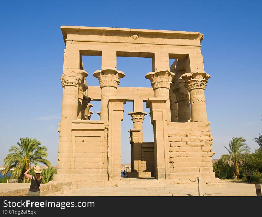 Trajan's kiosk from Philae Island. Egypt series