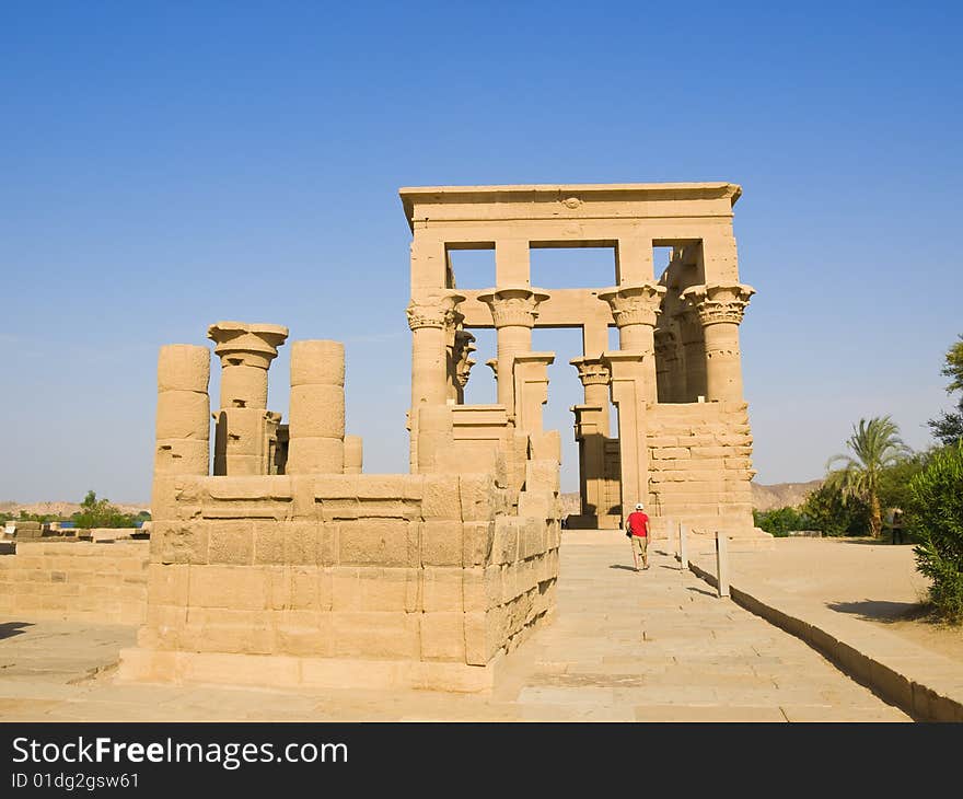 Trajan's kiosk from Philae Island. Egypt series