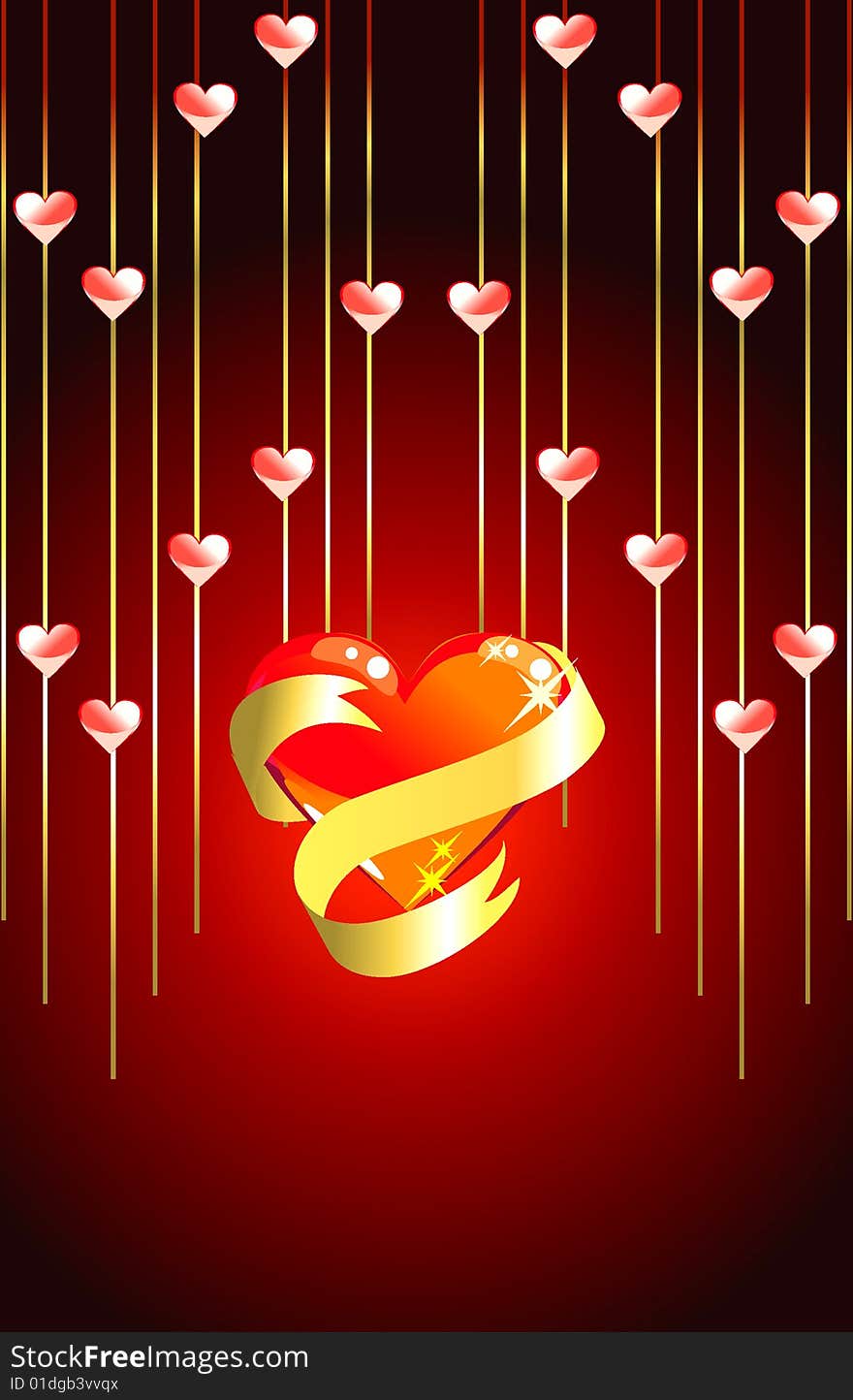 Valentine background for your design