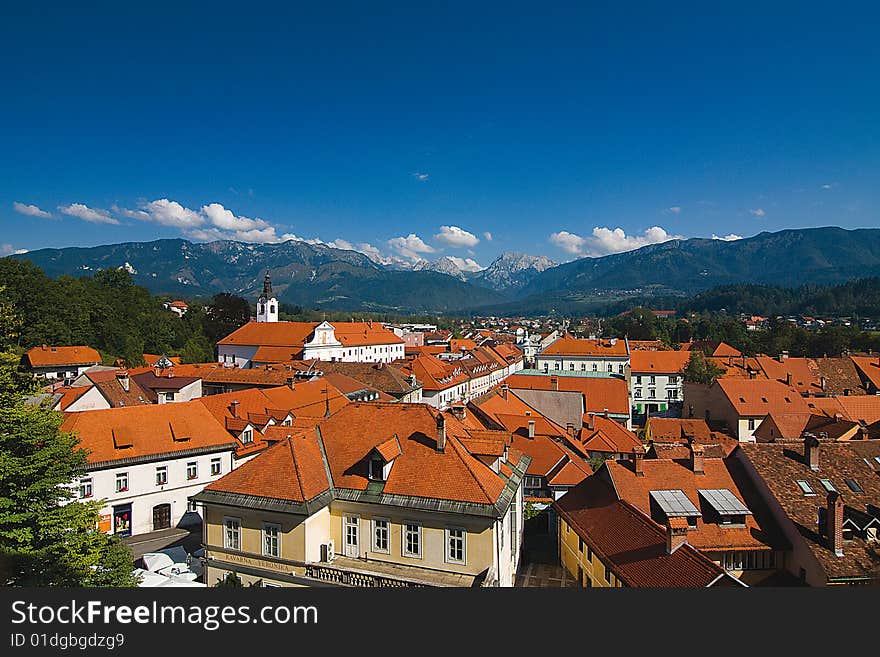 Kamnik city view