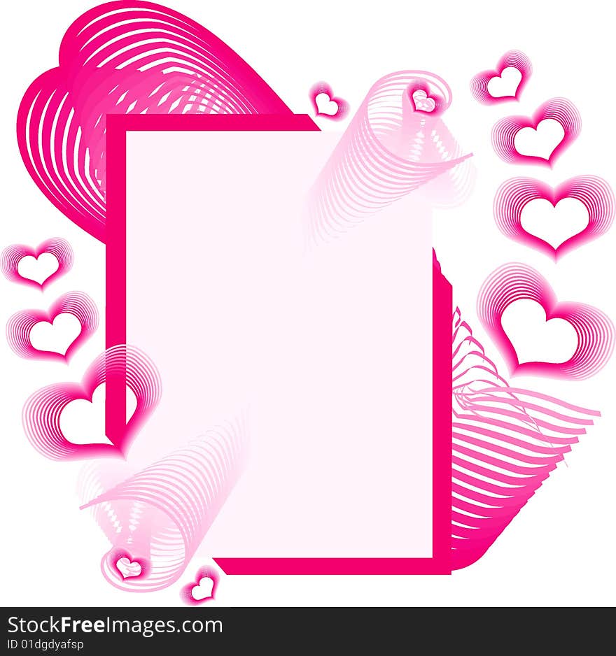 Valentine background for your design