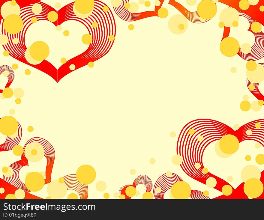 Valentine background for your design