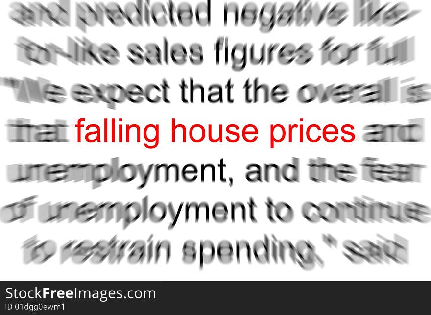 Falling house prices