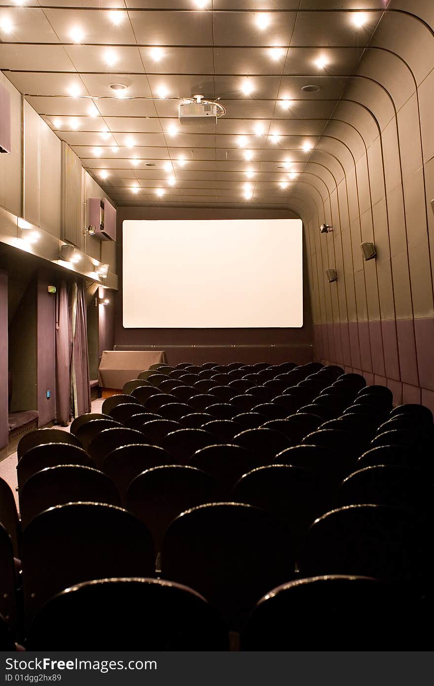 Empty Small Cinema Auditorium