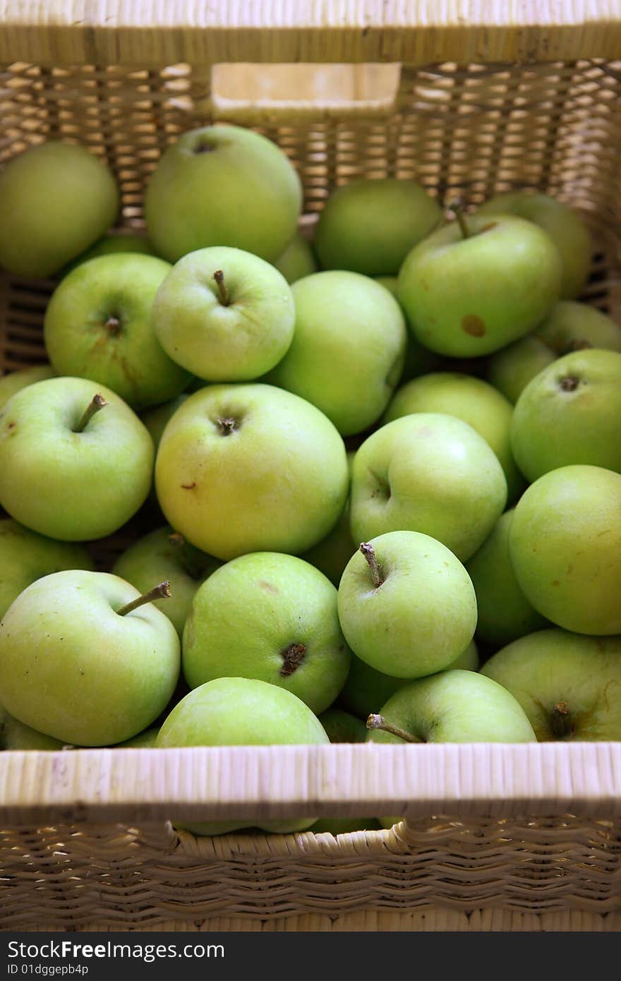 Green apple fruit