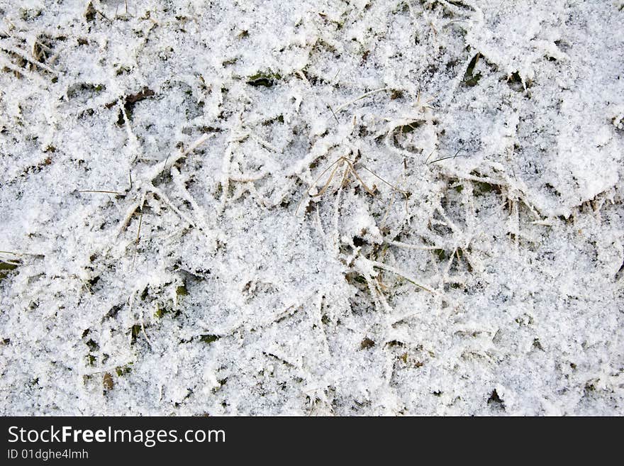 Fresh fallen Snow on meadow, good Background or Afterimage. Fresh fallen Snow on meadow, good Background or Afterimage