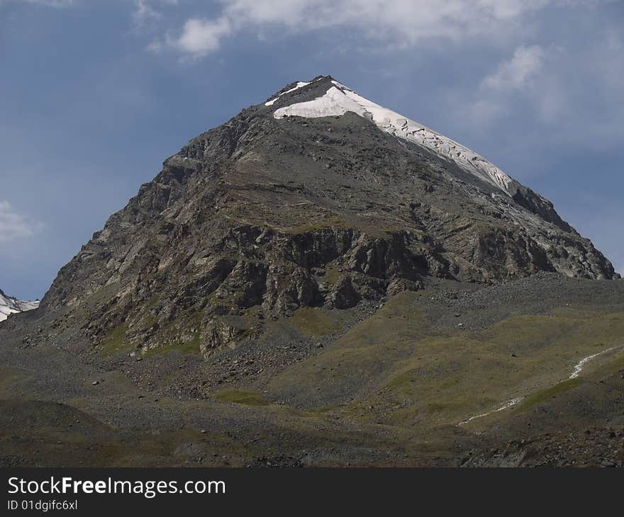 Peak in Tien Shan Mountains