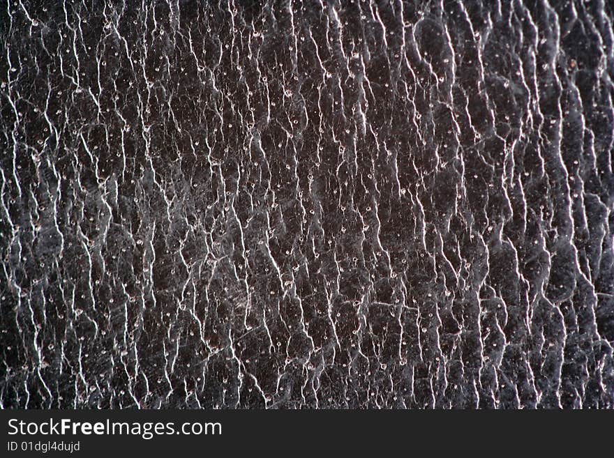 Black leather macro background