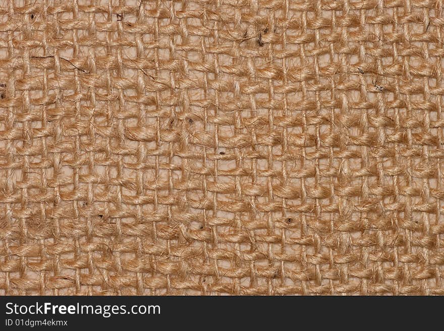 A brown sack textured . Great for backgroundtexture.