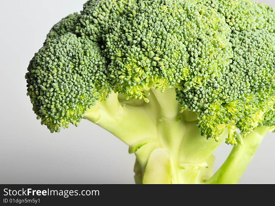 Green broccoli (brassica oleracea) - part of inflorescence